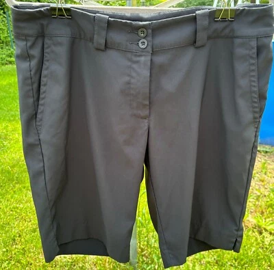 Pantalones Cortos de Golf Nike para Mujer Dri Fit Negros Tour Performance Carga 36X10.5 Etiquetados 10 Foto 1 de 4