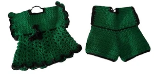 Potholders 9 inch Granny Made Vintage Novelty Hand Crochet - Picture 1 of 3