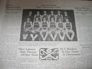 Rara newsletter aprile 1934 "La Thortonite" Lou Boudreau Cleveland Indians HOF - Foto 1 di 2