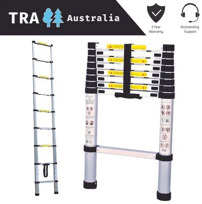 2.0m Portable Telescopic Roof Top Tent Ladder with Carry Bag RV Parts Motor Home — 第 1/3 张图片