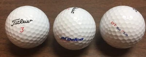 3 TITLEIST DT So/Lo AC Delco Logo Golfbälle Werbe-/Werbeartikel - Bild 1 von 4