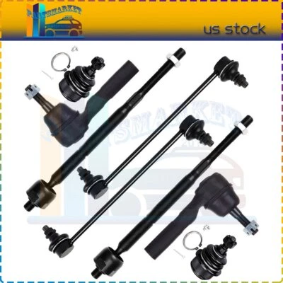 Set Of 8 Fit For 2011 2012 2013 2014 Chrysler 200 Front Tie Rod End Ball Joint Foto 1 de 4