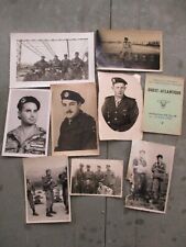 Rare lot de 8 photographies militaires thème parachutistes Para WW2 Indo Algérie