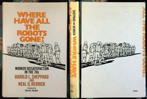 VNTG BUCH Where Have All the Robots Gone Sheppard Herrick 1972 1. Auflage Beschäftigung - Bild 1 von 5