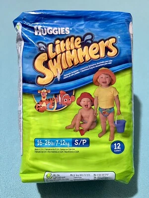 Huggies / Little Swimmers / Tigger/Nemo / Swim Diapers / Size S/P / 12 Count - Image 1 of 3