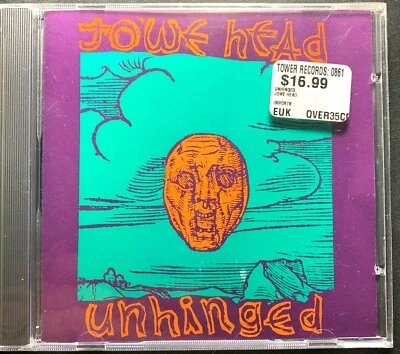 Jowe Head Unhinged CD 1994 UK Import Overground Post Punk Factory Sealed — 第 1/4 张图片