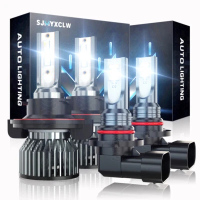 Para For FORD F150 2004 2013 2014 faros LED de haz alto y bajo+luces antiniebla - Image 1 of 4