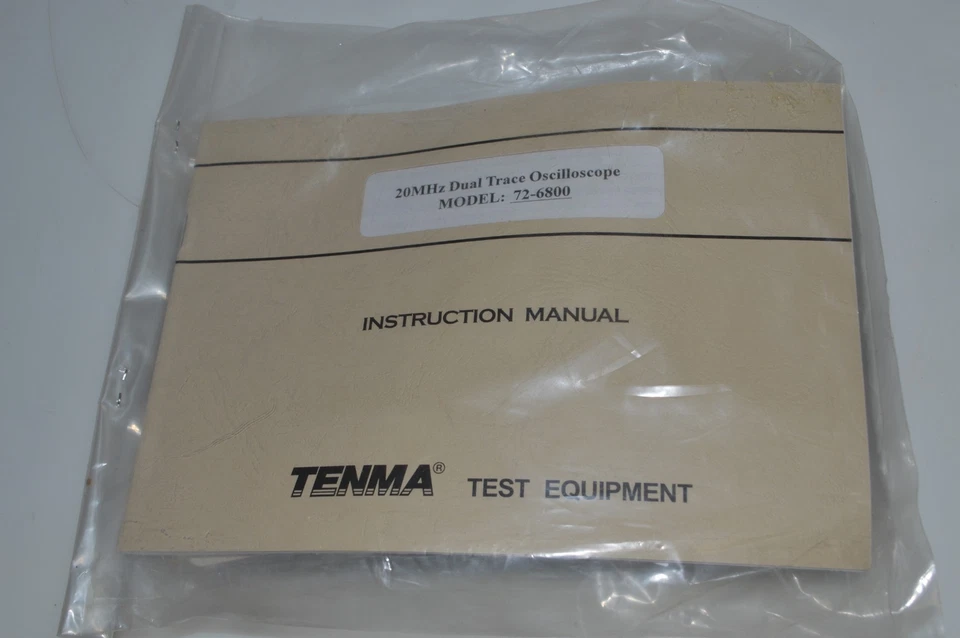*TC* TENIMA GCP-210LC OSCILLOSCOPE PROBE KIT W/MANUAL--LOT OF 2 NEW (RFG18) - Image 1 of 2