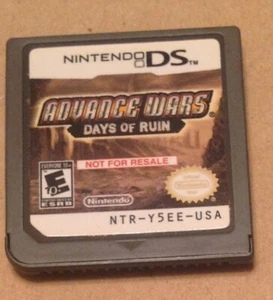 Advance Wars: Days of Ruin demo NFR Not for Resale USA RARE Nintendo DS - Picture 1 of 1
