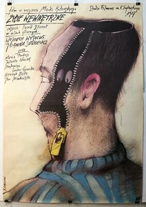 37x26 Vintage Original 1987 Zycie Wewnetrzne Inner Life Polish Film Movie Poster - Bild 1 von 12