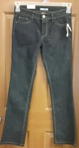 Piper Faves Bootcut Blue Jeans With Sparkles Girl's Size 12 Regular NWT - Picture 1 of 5