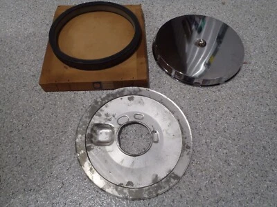 Conjunto de filtro de aire de acero inoxidable pulido Pontiac 65-67--GM #5648423--¡NUEVO! Foto 1 de 4