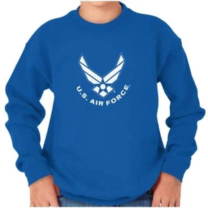 Officially Licensed US Air Force Military Youth Fleece Sweatshirt Boy or Girl - Picture 1 of 8