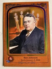 2022 2023 HISTORIC AUTOGRAPHS CIVIL WAR BAN JOHNSON RAINBOW FOIL CARD /10