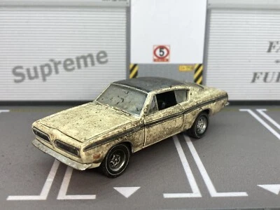 1969 Plymouth Barracuda Rusty Weathered Custom 1/64 Diecast Car Barn Find Cuda - Image 1 of 4