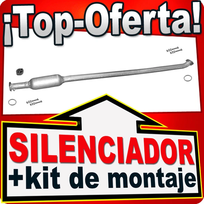 Silenciador intermedio para SUBARU JUSTY II SUZUKI SWIFT II 1.3 4X4 89-04 Escape - Imagen 1 de 1