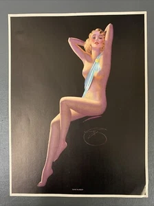 VTG Pinup Art Print Billy DeVorss Some Number - Picture 1 of 7