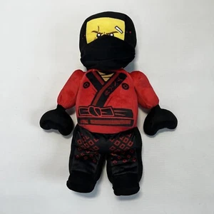 Lego Warrior Ninjago Muñeca de Peluche Tela Kai Guerrero Rojo 19"" Juguete Usado - Imagen 1 de 7