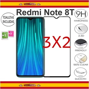 Protector Pantalla Xiaomi Redmi Note 8T Cristal Templado 3D Dureza 9H - Imagen 1 de 1