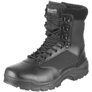 Botas De Combate Táctico Side Zip Seguridad Policía Ejército Hombres Zapatos Neg - Imagen 1 de 10