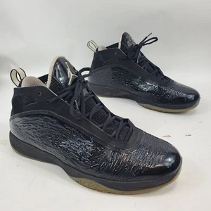 Nike Mens Air Jordan 2011 Basketball Shoes Black 436771-001 Mid Top Pull Tab 11M - Picture 1 of 10