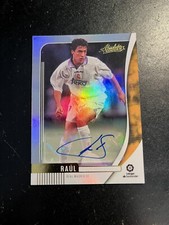 2019-20 Panini Chronicles Absolute Raul Auto Card Real Madrid
