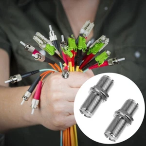 Conector acoplador de extensión de cable adaptador UHF de 2 piezas antena hembra - Imagen 1 de 10