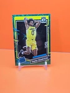 2023-24 DONRUSS OPTIC TAYLOR HENDRICKS #233 VELOCITY GREEN PARALLEL 3/49 JAZZ - Picture 1 of 3