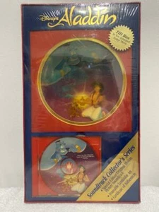 1992 Disney ALADDIN Soundtrack CD Collector's Series ~ Lenticular Art ~ NEW - Picture 1 of 2