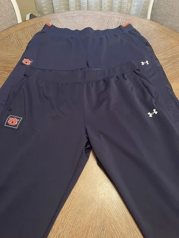 EUC 2 Pair Lot - Under Armour Training/ Workout Pants - Auburn Tigers - 3XL Tall Cover