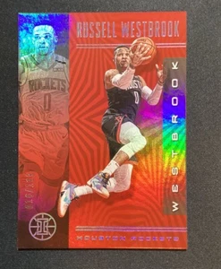 2019-20 Panini Illusions Russell Westbrook #110 Red Parallel /199 Rockets - Picture 1 of 3