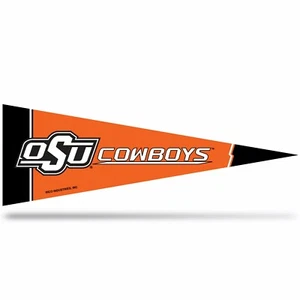 2 Oklahoma State Cowboys Middleman Pennants. Felt. 14-1/2" x 5".    #915/A119 - Picture 1 of 1