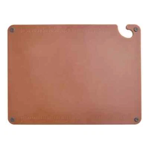 Tabla de cortar de polietileno marrón de 24" x 18" x 1/2" - Lista NSF y libre de BPA - Imagen 1 de 9