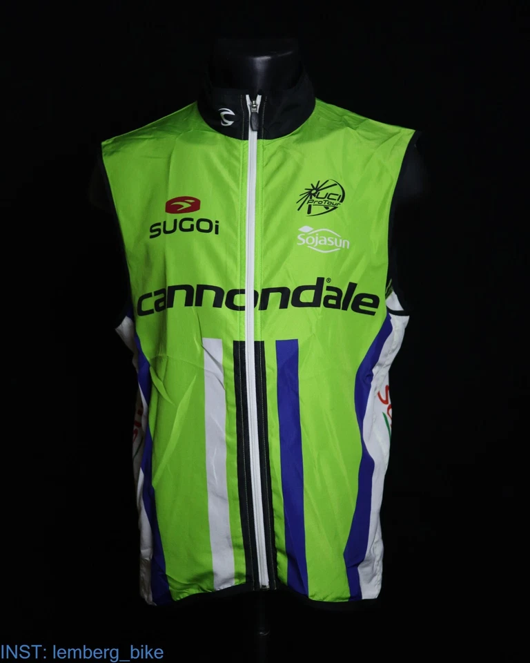 Cannondale Sugoi Uci Pro Tour Chaleco Ciclismo Jersey #221 Foto 1 de 4
