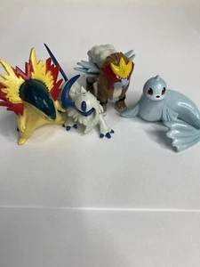 Pokémon Mini Figures Lot of 4 Nintendo TOMY Typhlosion Absol Entei Dewgong - Picture 1 of 16