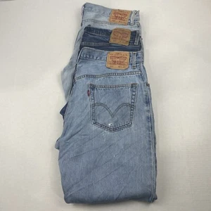 Paket 3 Levi's 505 Jeans Blau Herren Größe 36 X 30 - Bild 1 von 10