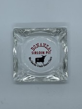 BONANZA SIRLOIN PIT Advertising Cigarette Ashtray Steak House Chain