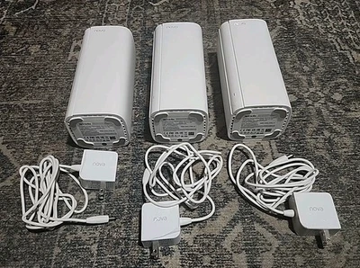 Tenda Nova AX3000 Whole Home Mesh Wi-Fi 6 System 12V 1.5A (Mesh12X) 3 Units  - Image 1 of 4