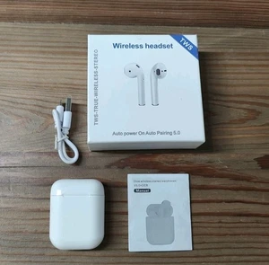 True Wireless Stereo TWS I12 Kabellose Bluetooth Ohrhörer mit Ladecase - Bild 1 von 10