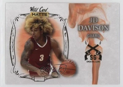 2022-23 Wild Card Matte Draft Smoking Gun White - Orange Smoke JD Davison #SG-12 - Image 1 of 2