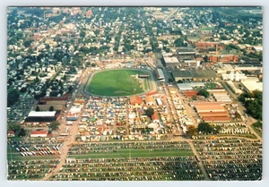 Postal de colección 4x6 HMT-3 de Bloomsburg Fair Pennsylvania vista aérea - Imagen 1 de 2