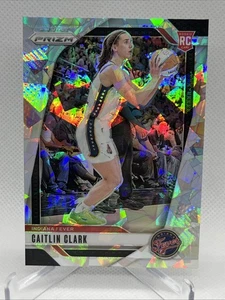 2024 Prizm WNBA Caitlin Clark Rookie Card RC CRACKED ICE #22 Fever - Foto 1 di 6