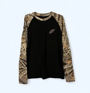 NORTH AMERICA BRANDING CAMO SHIRT MOUNTAIN DEW EMBROIDERED MENS LARGE - Picture 1 of 5