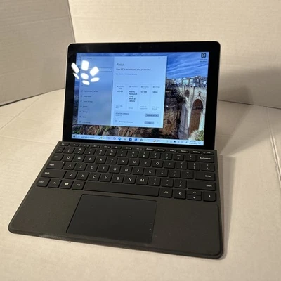 Microsoft Surface Go (10", Intel Pentium 4415Y, 4GB, Model 1824, Windows 10) - Image 1 of 4