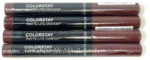 (4) Revlon Colorstay Matte Lite Crayon Sealed 0.049 oz 03 - Souffle All Day - Picture 1 of 3