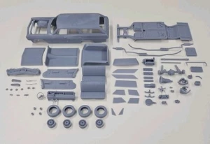 ABS-LIKE RESIN 3D PRINTED 1/25 1966 CHEVY IMPALA STATION WAGON FULL KIT - Picture 1 of 7