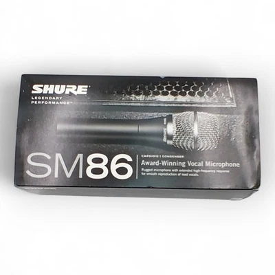 Shure SM86 Cardioid Condenser Vocal Microphone for Professional Use in Live - Image 1 of 4
