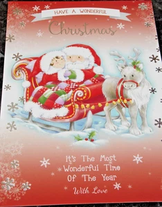 Pack of 6 Happy Christmas Cards. (HC28) - Picture 1 of 2