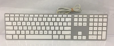 Apple A1243 Wired USB Keyboard Fully Functional #13 AS-IS - Image 1 of 4