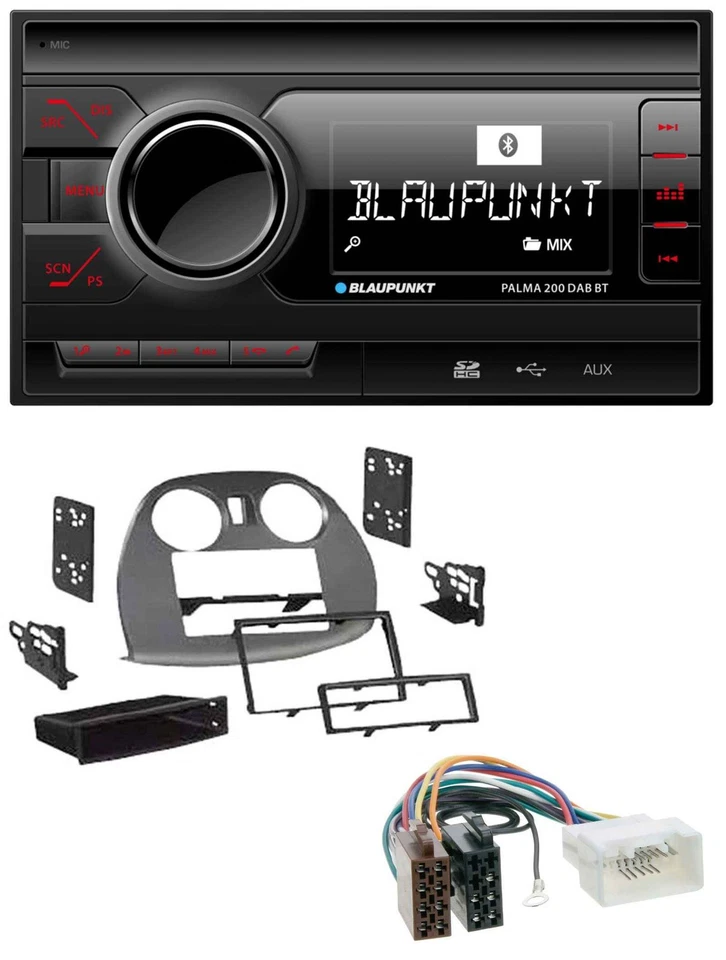 Blaupunkt MP3 Bluetooth DAB 2DIN SD USB Autoradio für Mitsubishi Eclipse 4G 05-1 - Bild 1 von 4